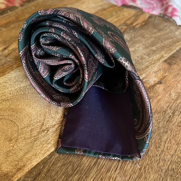 Vintage ALAN ROYCE Princeton, NJ
Paisley Tie Made in USA 100% Silk DeadStock NEW - Picture 5 of 13